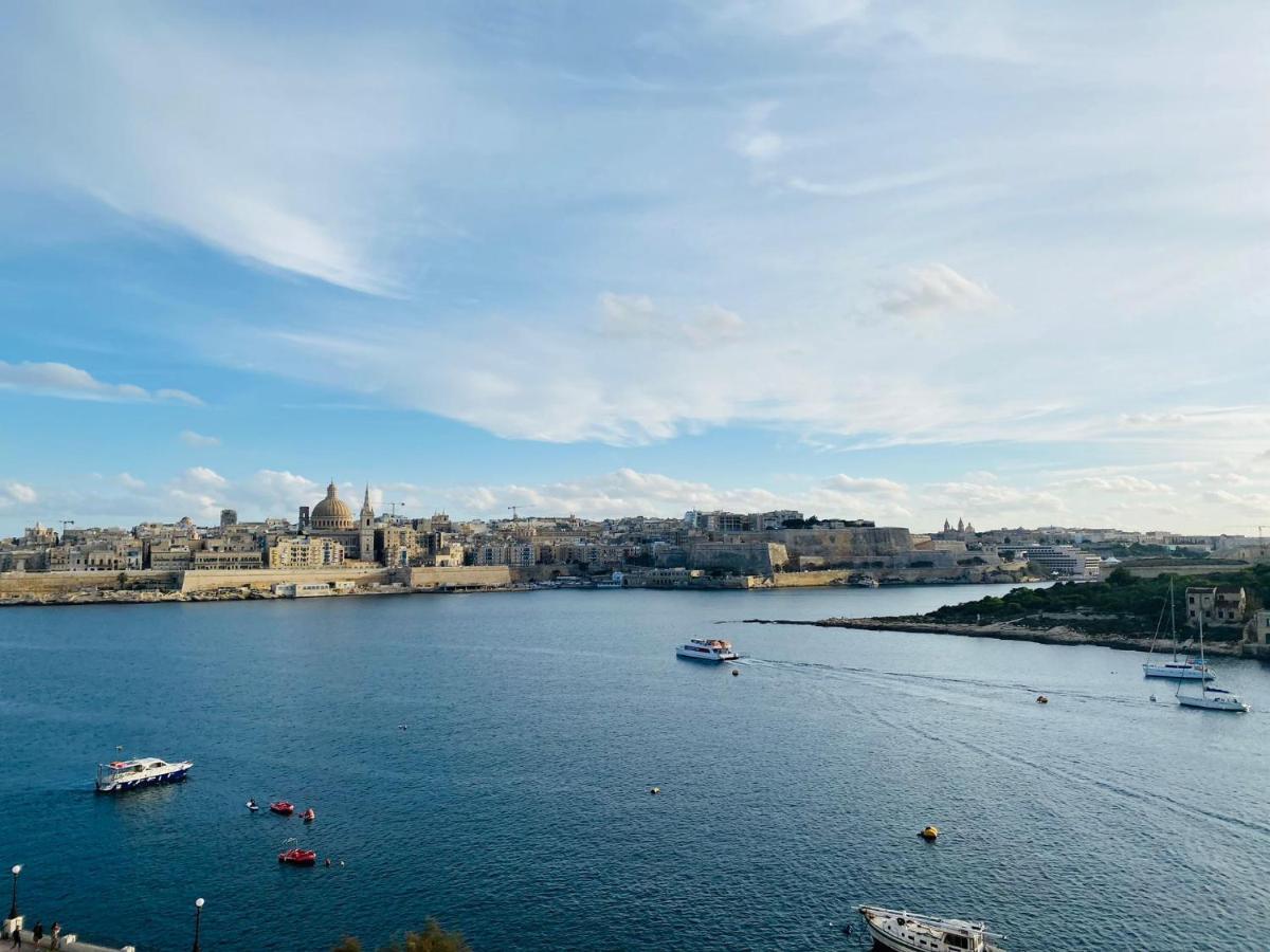 Sliema Seaview Apartment- Valletta Views - Apt 8, 49 Tigne Point Mansions Eksteriør billede